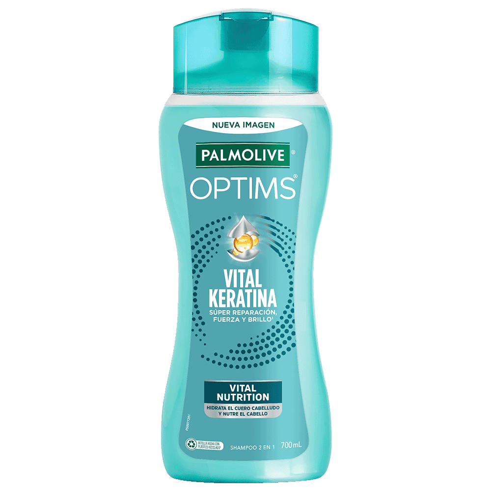 Shampoo 2 en 1 Palmolive Optims Vital Nutrition