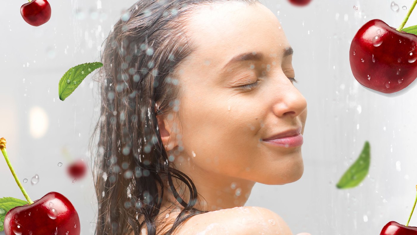 Modo de uso del jabón líquido Palmolive Cereza y Coco